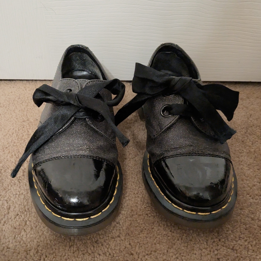 Dr. Martens Black with Glitter & Bows